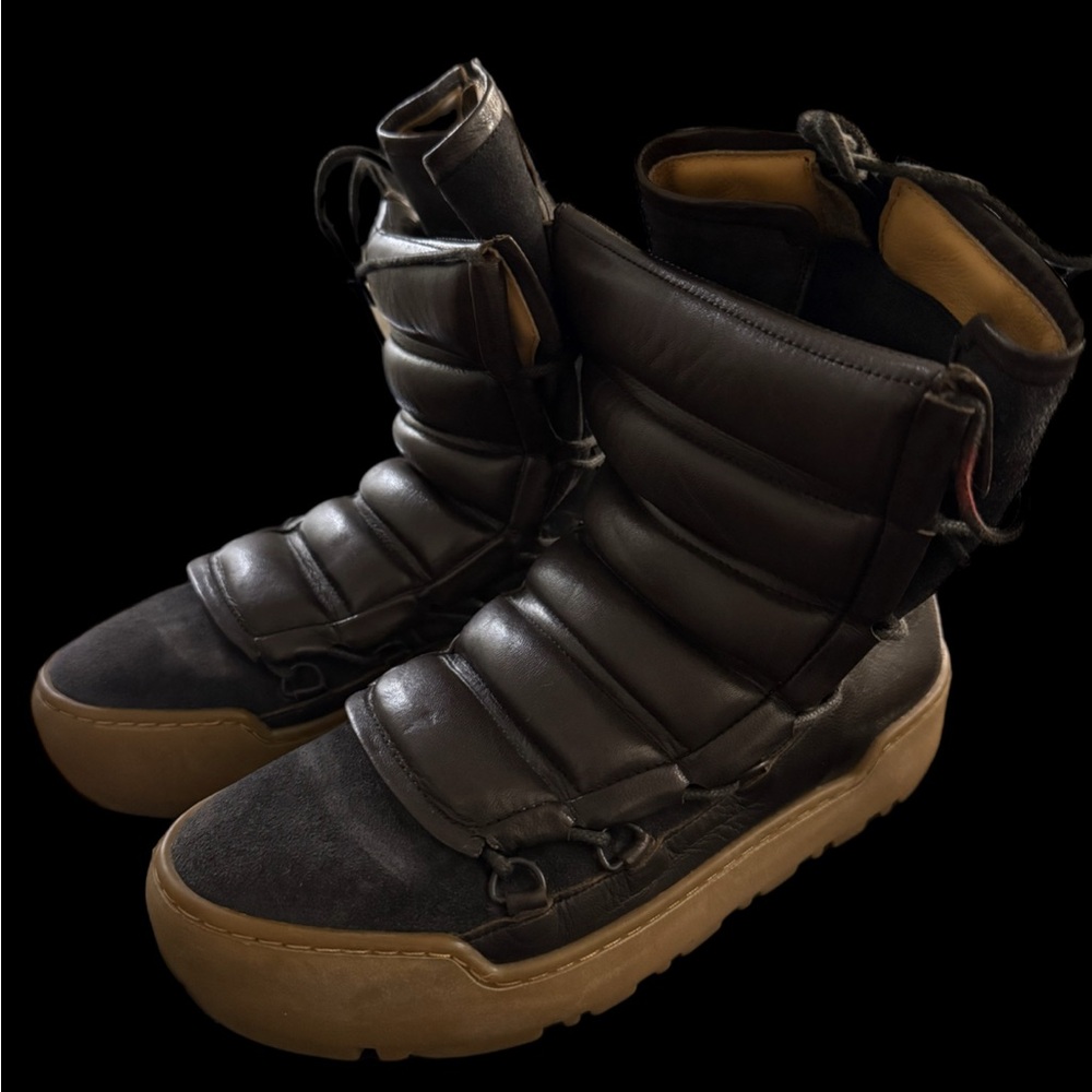 H&M Studio Collection Runway Leather Mens Sneakers Sz 5.5